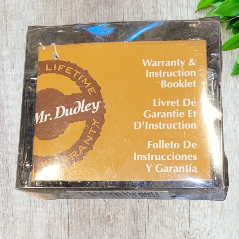 NEW Mr. Dudley Salt Pepper Grinder Mini Cube Crank Set Acrylic